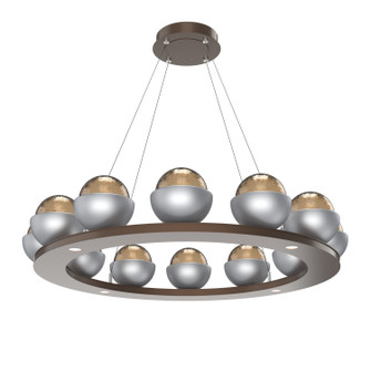 Cabochon LED Chandelier in Burnished Bronze (404|CHB0093-0C-BB-B-CA1-L1-CS)
