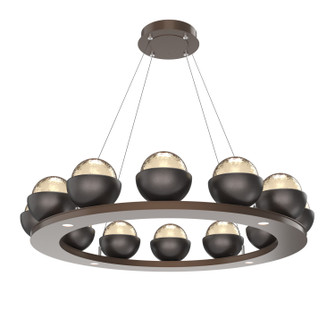 Cabochon LED Chandelier in Burnished Bronze (404|CHB0093-0C-BB-A-CA1-L1-GP)
