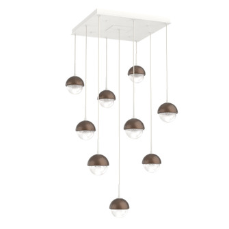 Cabochon LED Pendant in Salt White (404|CHB0093-09-WI-WL-C01-L3-BB)