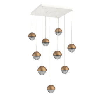 Cabochon LED Pendant in Salt White (404|CHB0093-09-WI-S-C01-L3-NB)