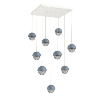 Cabochon LED Pendant in Salt White (404|CHB0093-09-WI-S-C01-L3-BU)