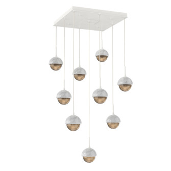 Cabochon LED Pendant in Salt White (404|CHB0093-09-WI-B-C01-L1-WM)
