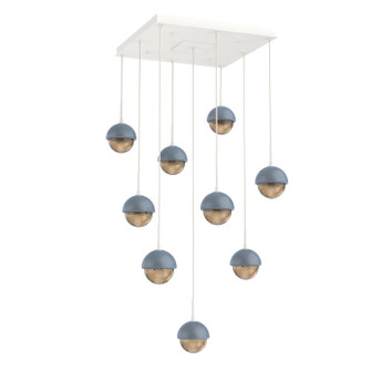 Cabochon LED Pendant in Salt White (404|CHB0093-09-WI-B-C01-L1-BU)