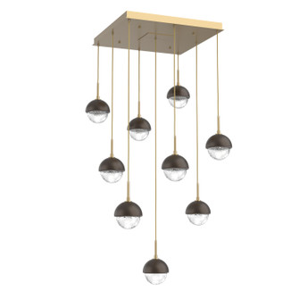 Cabochon LED Pendant in Gilded Brass (404|CHB0093-09-GB-C-C01-L3-FB)