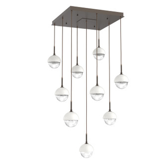 Cabochon LED Pendant in Flat Bronze (404|CHB0093-09-FB-C-C01-L3-WI)