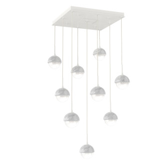 Cabochon LED Pendant in Classic Silver (404|CHB0093-09-CS-WL-C01-L1-BU)