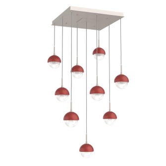 Cabochon LED Pendant in Beige Silver (404|CHB0093-09-BS-WL-C01-L3-RE)