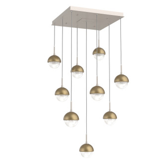 Cabochon LED Pendant in Beige Silver (404|CHB0093-09-BS-WL-C01-L3-GB)