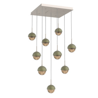 Cabochon LED Pendant in Beige Silver (404|CHB0093-09-BS-B-C01-L1-GE)