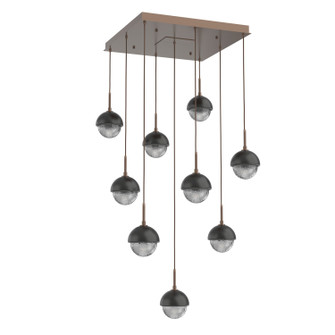Cabochon LED Pendant in Burnished Bronze (404|CHB0093-09-BB-S-C01-L3-MB)