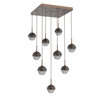 Cabochon LED Pendant in Burnished Bronze (404|CHB0093-09-BB-S-C01-L1-FB)