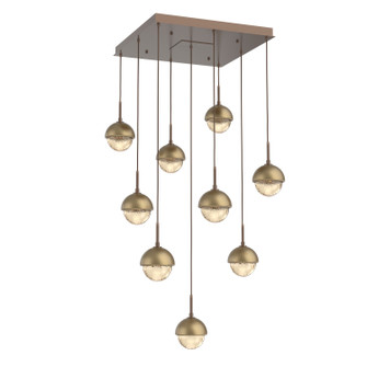 Cabochon LED Pendant in Burnished Bronze (404|CHB0093-09-BB-A-C01-L3-GB)