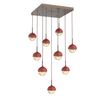 Cabochon LED Pendant in Burnished Bronze (404|CHB0093-09-BB-A-C01-L1-RE)