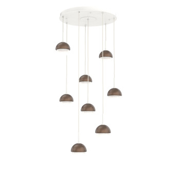 Cabochon LED Pendant in Salt White (404|CHB0093-08-WI-WL-C01-L3-BB)