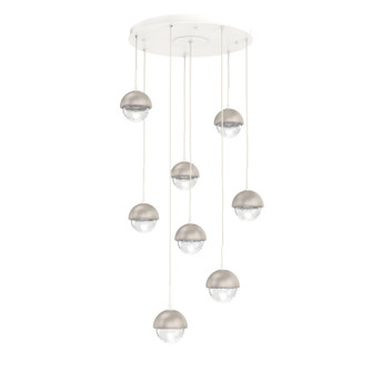 Cabochon LED Pendant in Salt White (404|CHB0093-08-WI-C-C01-L3-BS)