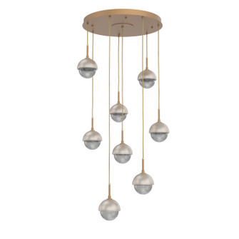 Cabochon LED Pendant in Novel Brass (404|CHB0093-08-NB-S-C01-L3-BS)