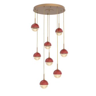 Cabochon LED Pendant in Novel Brass (404|CHB0093-08-NB-A-C01-L1-RE)
