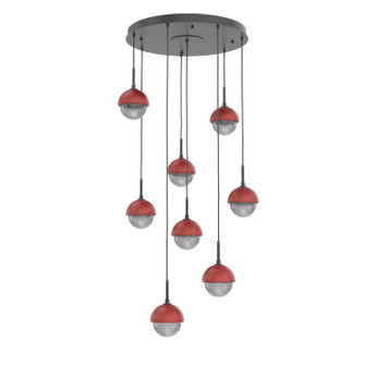 Cabochon LED Pendant in Matte Black (404|CHB0093-08-MB-S-C01-L3-RE)