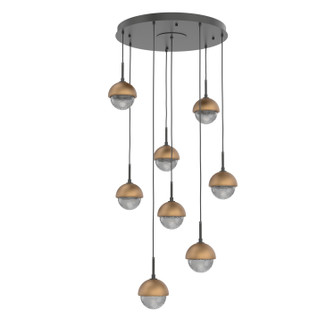 Cabochon LED Pendant in Matte Black (404|CHB0093-08-MB-S-C01-L3-NB)