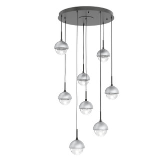 Cabochon LED Pendant in Matte Black (404|CHB0093-08-MB-C-C01-L3-CS)