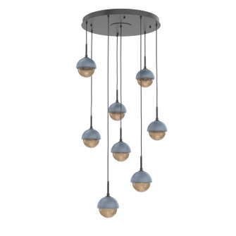 Cabochon LED Pendant in Matte Black (404|CHB0093-08-MB-B-C01-L3-BU)