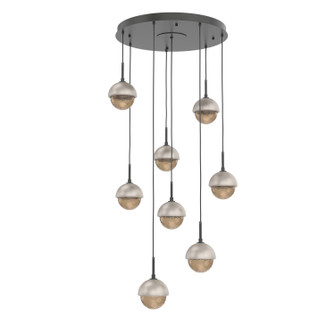 Cabochon LED Pendant in Matte Black (404|CHB0093-08-MB-B-C01-L3-BS)