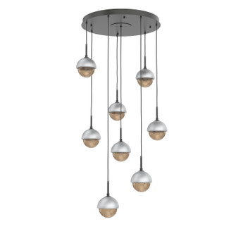 Cabochon LED Pendant in Matte Black (404|CHB0093-08-MB-B-C01-L1-CS)