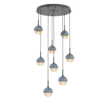 Cabochon LED Pendant in Matte Black (404|CHB0093-08-MB-A-C01-L3-BU)