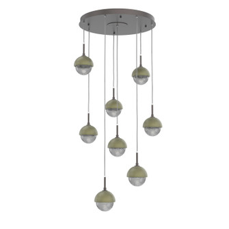 Cabochon LED Pendant in Graphite (404|CHB0093-08-GP-S-C01-L3-GE)