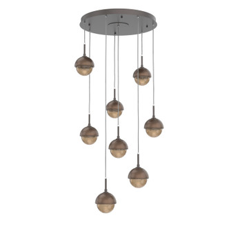 Cabochon LED Pendant in Graphite (404|CHB0093-08-GP-B-C01-L3-BB)