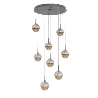 Cabochon LED Pendant in Graphite (404|CHB0093-08-GP-B-C01-L1-BS)