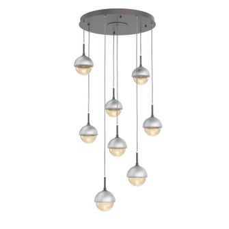 Cabochon LED Pendant in Graphite (404|CHB0093-08-GP-A-C01-L3-CS)