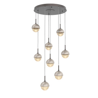 Cabochon LED Pendant in Graphite (404|CHB0093-08-GP-A-C01-L3-BS)