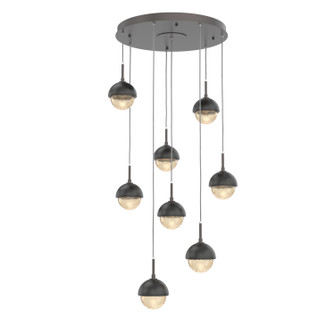 Cabochon LED Pendant in Graphite (404|CHB0093-08-GP-A-C01-L1-MB)