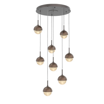 Cabochon LED Pendant in Graphite (404|CHB0093-08-GP-A-C01-L1-BB)