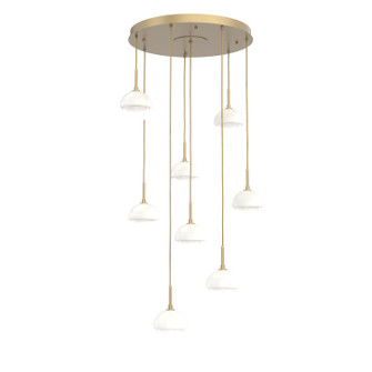 Cabochon LED Pendant in Gilded Brass (404|CHB0093-08-GB-WL-C01-L3-WI)