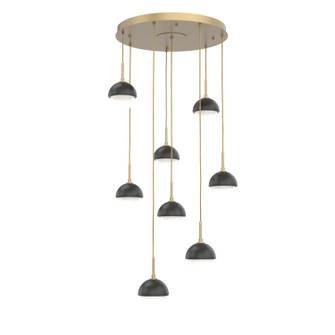 Cabochon LED Pendant in Gilded Brass (404|CHB0093-08-GB-WL-C01-L3-MB)
