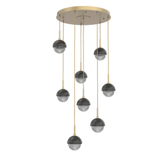 Cabochon LED Pendant in Gilded Brass (404|CHB0093-08-GB-S-C01-L3-MB)