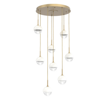 Cabochon LED Pendant in Gilded Brass (404|CHB0093-08-GB-C-C01-L1-WI)