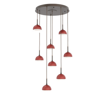 Cabochon LED Pendant in Flat Bronze (404|CHB0093-08-FB-WL-C01-L3-RE)