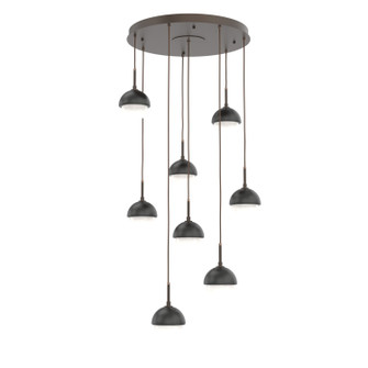 Cabochon LED Pendant in Flat Bronze (404|CHB0093-08-FB-WL-C01-L3-MB)