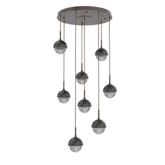 Cabochon LED Pendant in Flat Bronze (404|CHB0093-08-FB-S-C01-L3-MB)