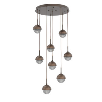 Cabochon LED Pendant in Flat Bronze (404|CHB0093-08-FB-S-C01-L3-BB)