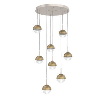 Cabochon LED Pendant in Beige Silver (404|CHB0093-08-BS-C-C01-L1-GB)