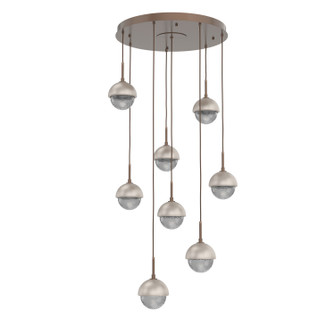 Cabochon LED Pendant in Burnished Bronze (404|CHB0093-08-BB-S-C01-L1-BS)