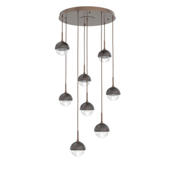 Cabochon LED Pendant in Burnished Bronze (404|CHB0093-08-BB-C-C01-L1-GP)