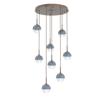 Cabochon LED Pendant in Burnished Bronze (404|CHB0093-08-BB-C-C01-L1-BU)
