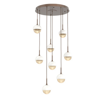 Cabochon LED Pendant in Burnished Bronze (404|CHB0093-08-BB-A-C01-L3-WI)