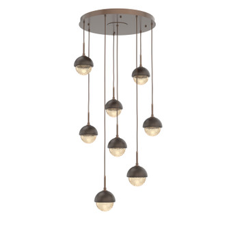 Cabochon LED Pendant in Burnished Bronze (404|CHB0093-08-BB-A-C01-L3-FB)