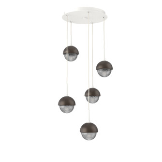 Cabochon LED Pendant in Salt White (404|CHB0093-05-WI-S-C01-L3-FB)